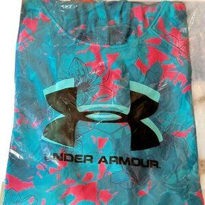 NEW Under Armour Girls Green Sweatshirt Loose Hoodie Cold Gear Size: Youth Large